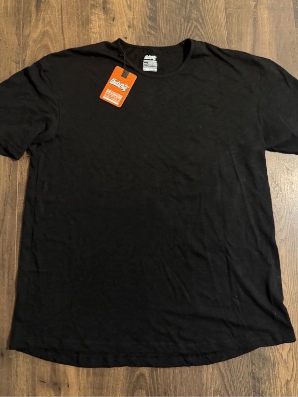 Underdog Hemp Shirt Black XXXL Hemp Bamboo Cotton Embroidered Logo 3XL